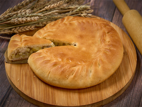 Пирог курица + картофель