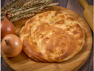 Луковая лепешка