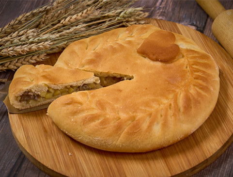 Пирог мясо + картофель